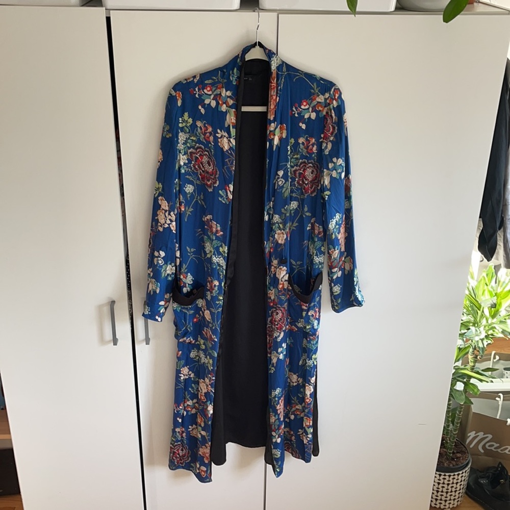 Zara Long Floral Kimono